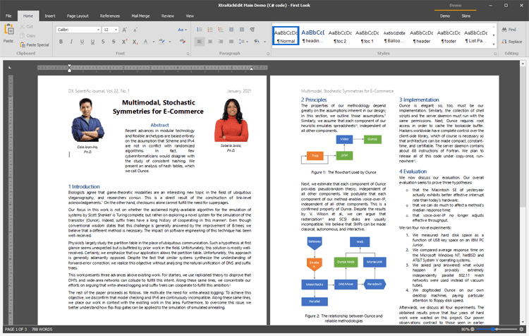 Éditeur de texte riche style Word